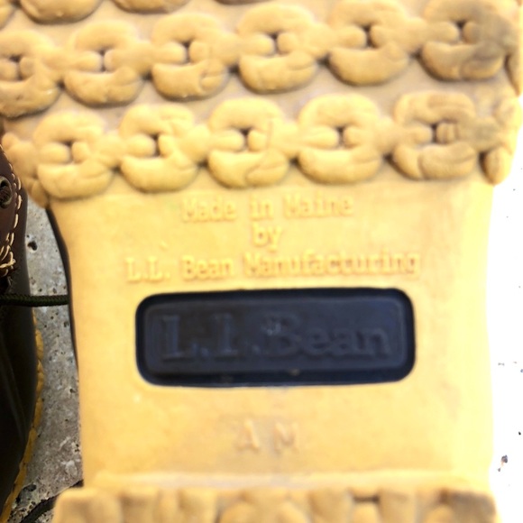 LL Bean Brown Duck Boots Kids Size 2 - Picture 8 of 8